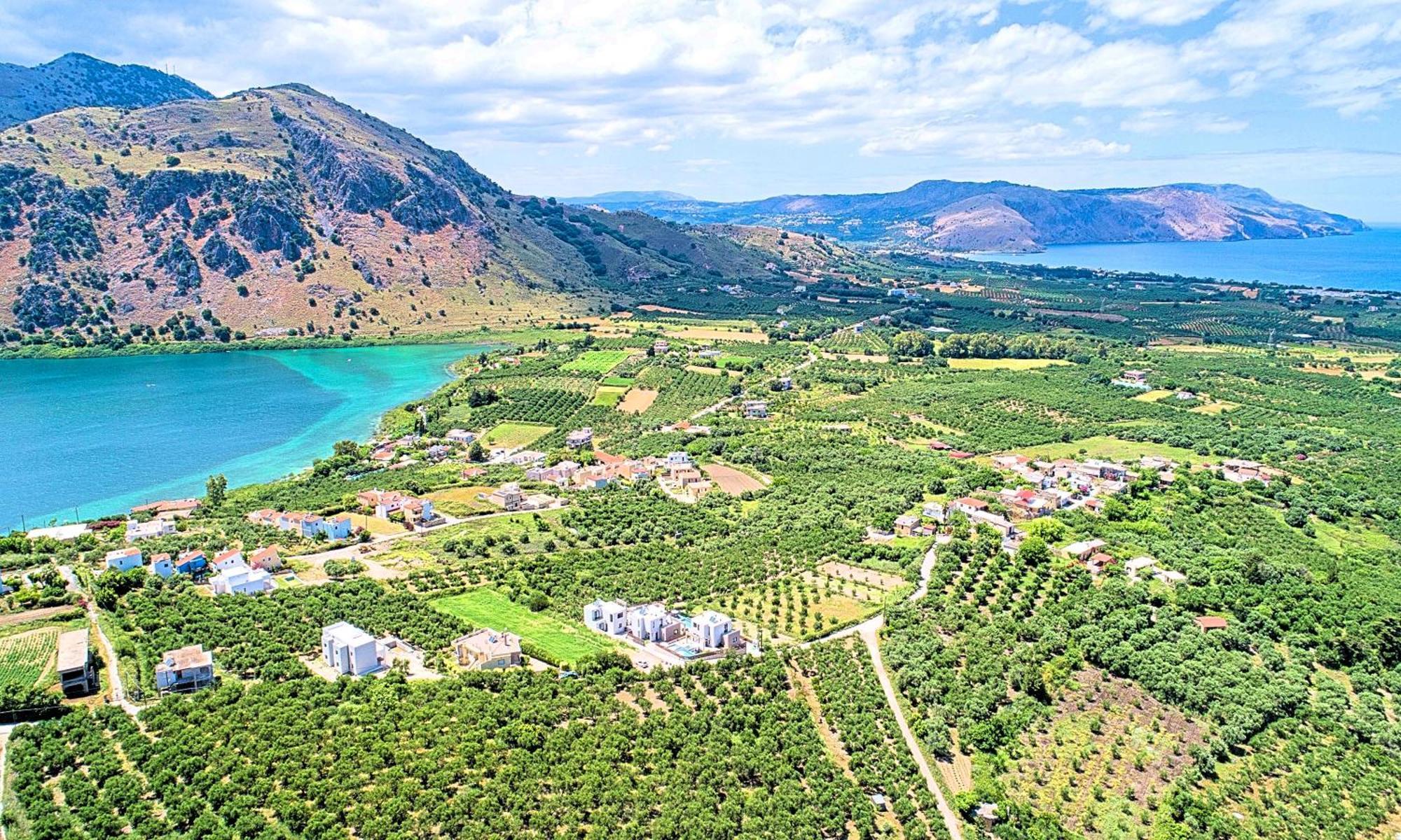 Cretan Sunrise Villa Heated Pool Dhimitroulianá Eksteriør bilde