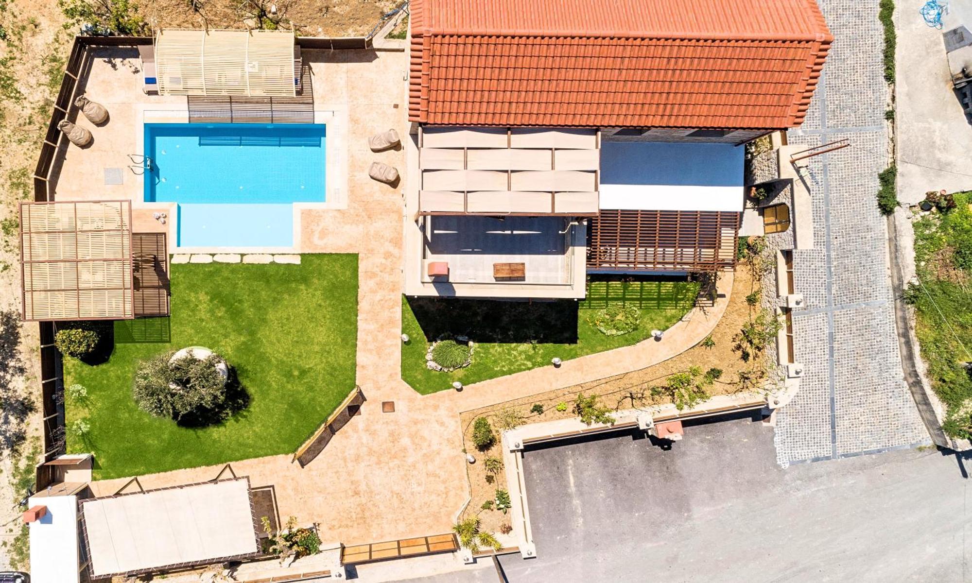 Cretan Sunrise Villa Heated Pool Dhimitroulianá Eksteriør bilde